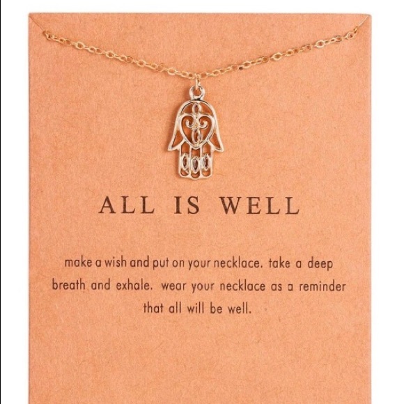 Indie HAMSA Necklace - Picture 3 of 3